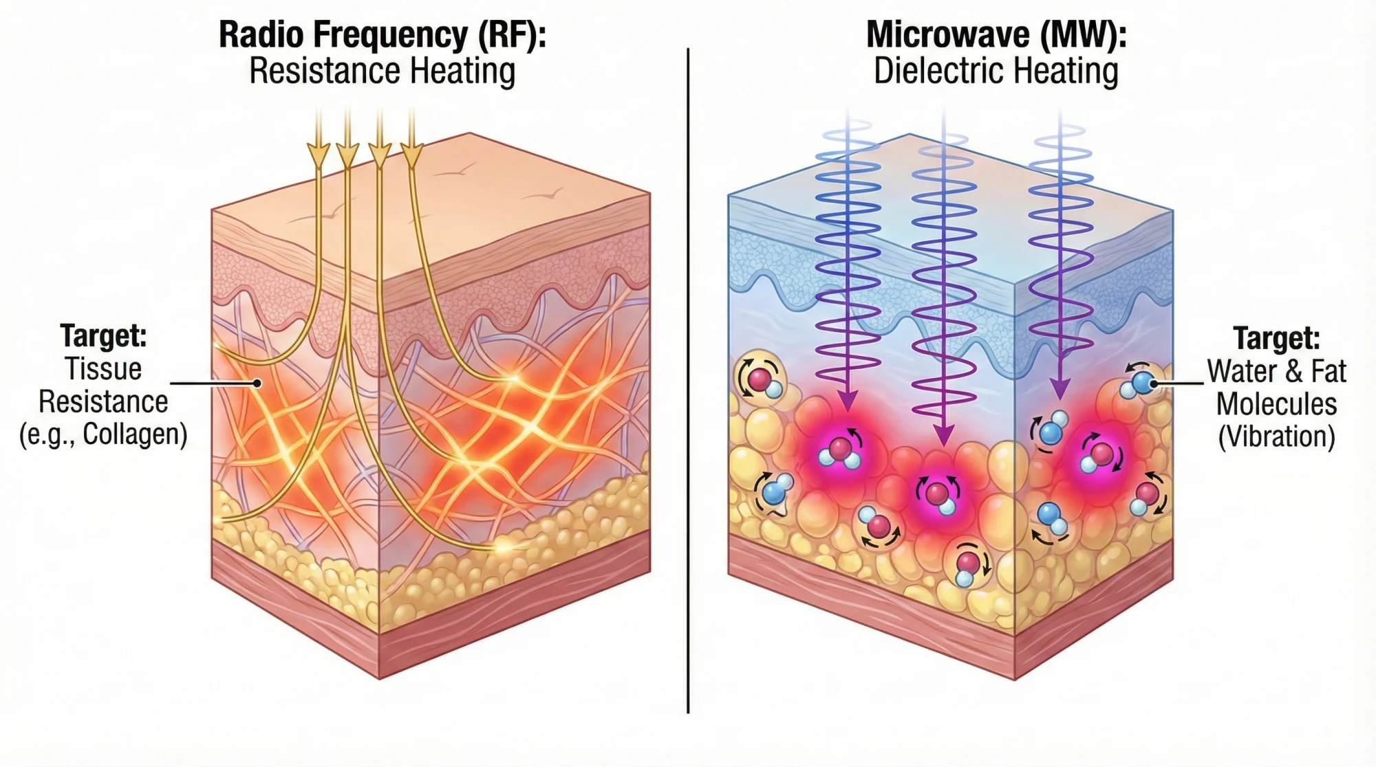 高周波RF・マイクロ波MWは何を加熱しているのか？