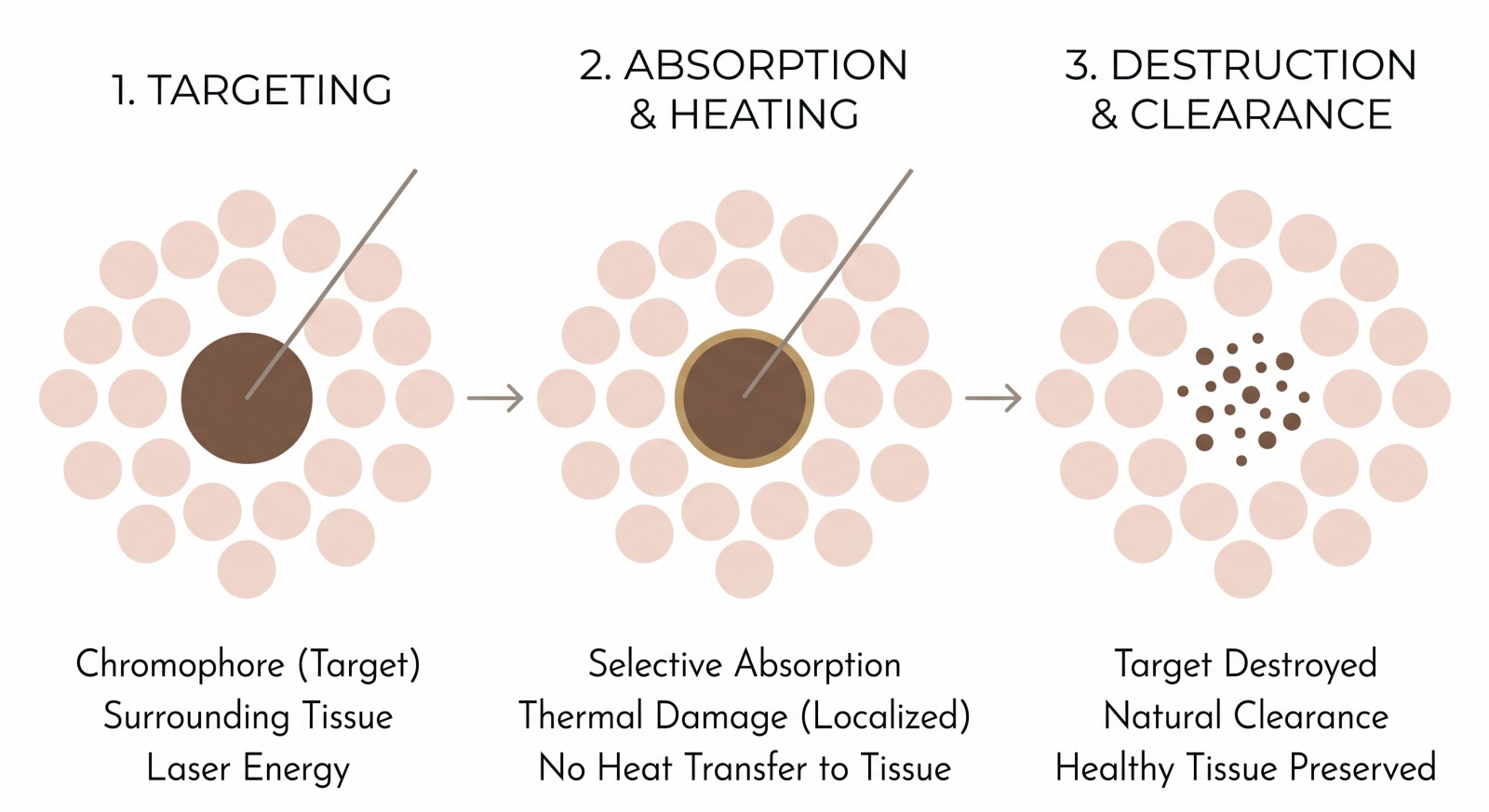 選択的光熱分解のメカニズム
